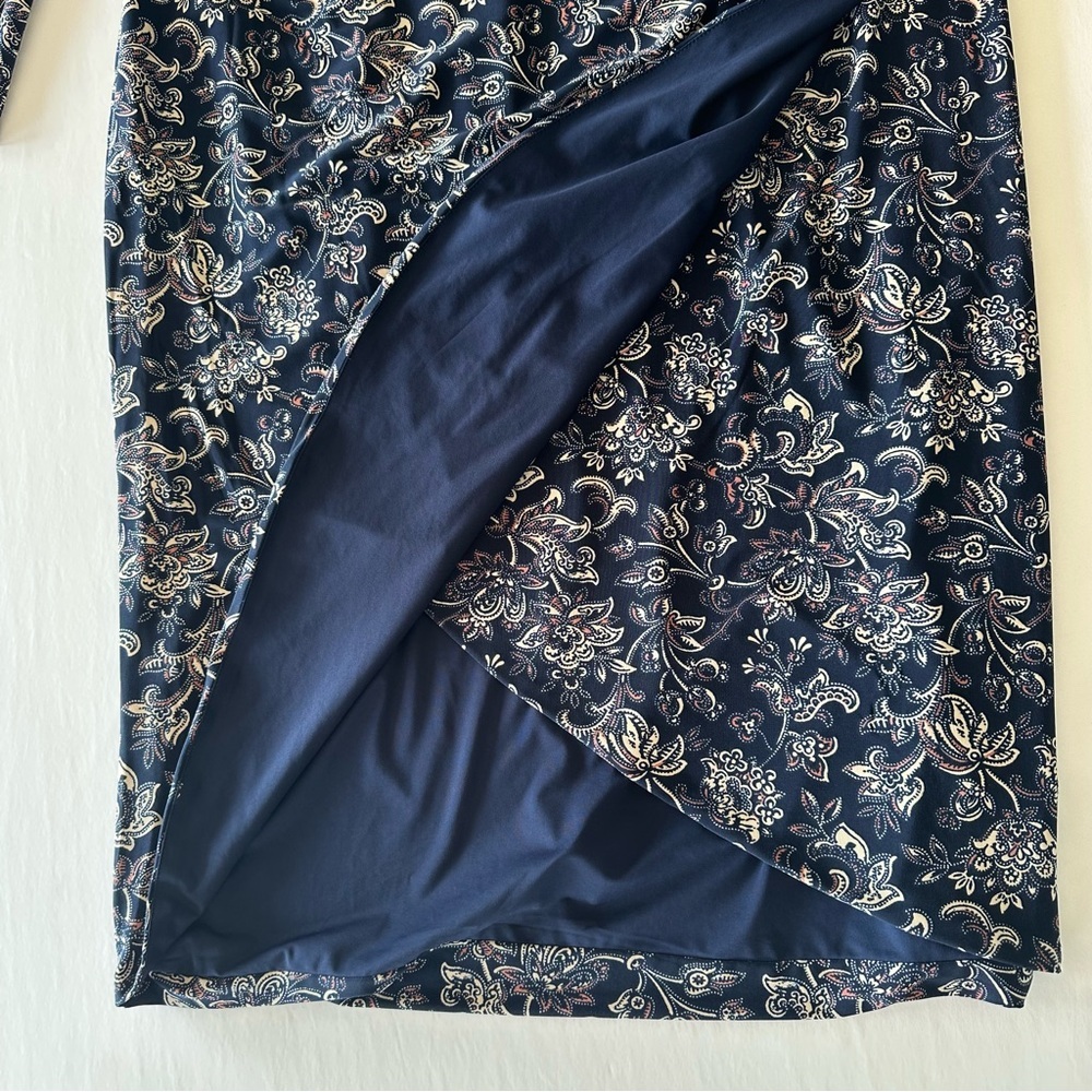 Lauren Ralph Lauren Women's Floral Buckle-Trim Jersey Off the Shoulder Dress 14 - Picture 13 of 16